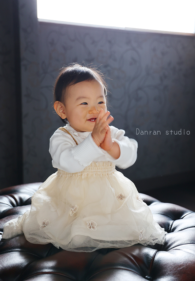 初めてのお誕生日写真の撮影｜山口県下関市