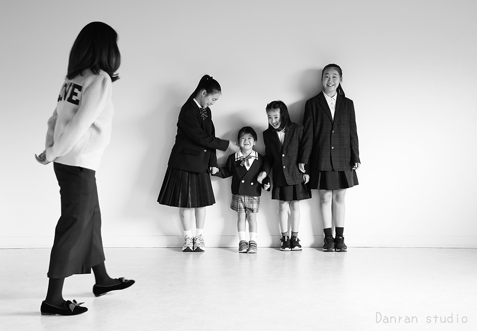 我が家らしくナチュラルに家族写真|山口県下関の写真館だんらんスタジオ